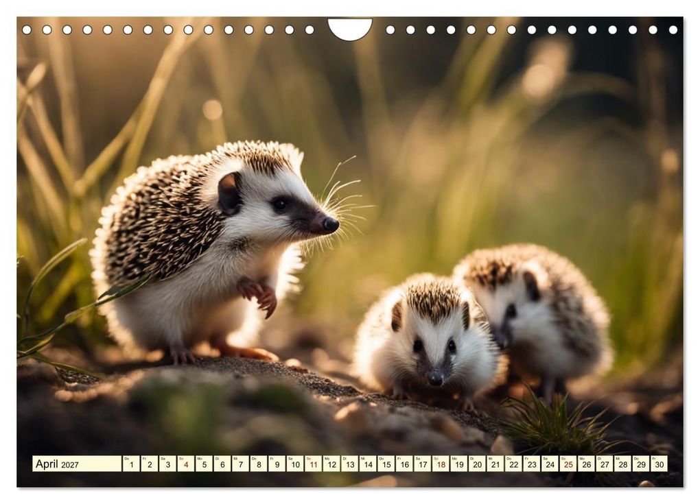 Weitere Ansicht: Igel - Wildtier des Jahres (Wandkalender 2027 DIN A4 quer), CALVENDO Monatskalender | Claudia Kleemann, Calvendo