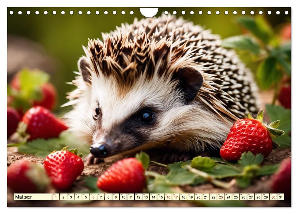 Weitere Ansicht: Igel - Wildtier des Jahres (Wandkalender 2027 DIN A4 quer), CALVENDO Monatskalender | Claudia Kleemann, Calvendo