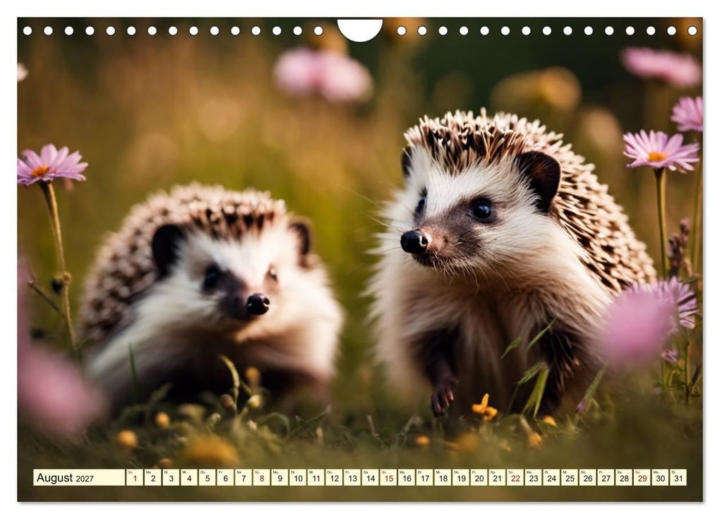Weitere Ansicht: Igel - Wildtier des Jahres (Wandkalender 2027 DIN A4 quer), CALVENDO Monatskalender | Claudia Kleemann, Calvendo