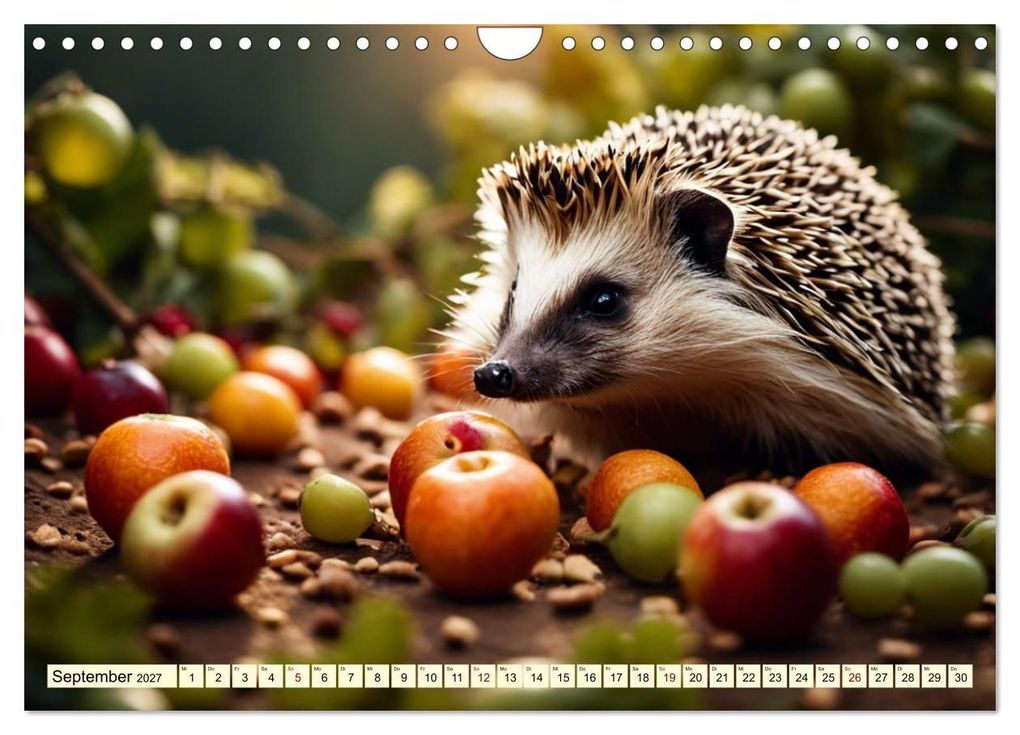 Weitere Ansicht: Igel - Wildtier des Jahres (Wandkalender 2027 DIN A4 quer), CALVENDO Monatskalender | Claudia Kleemann, Calvendo