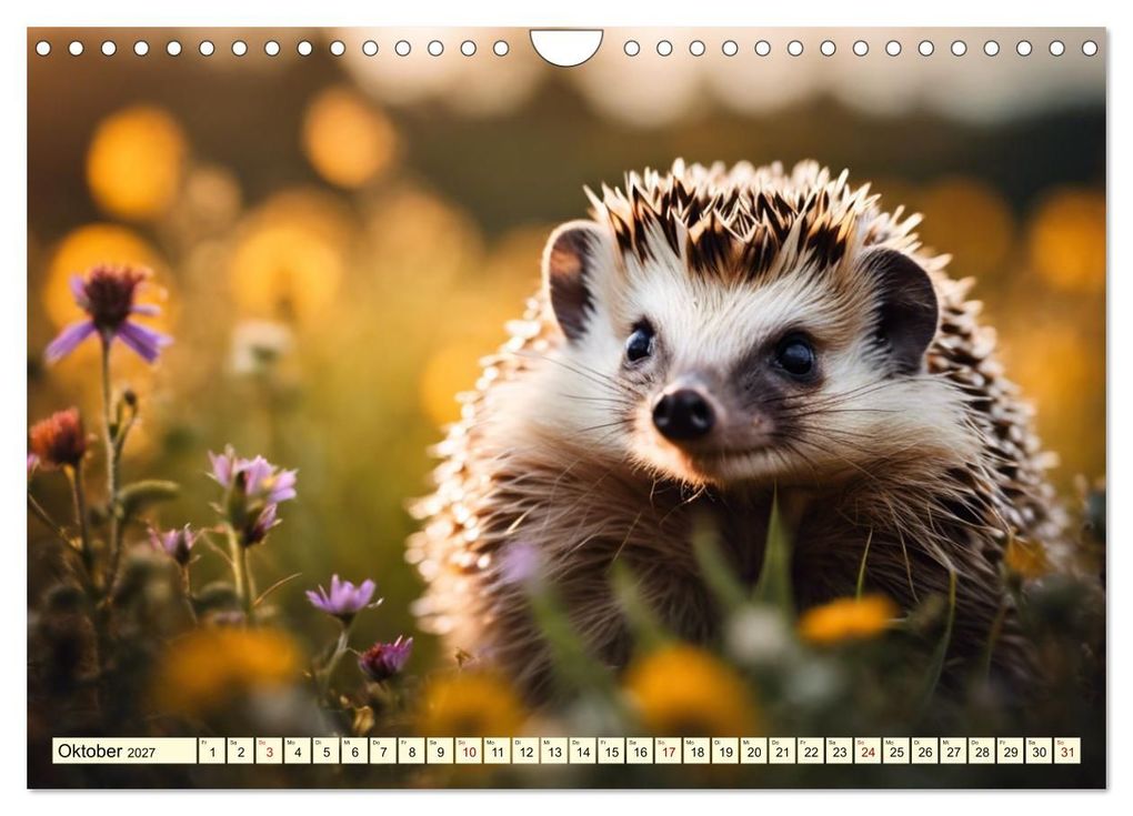 Weitere Ansicht: Igel - Wildtier des Jahres (Wandkalender 2027 DIN A4 quer), CALVENDO Monatskalender | Claudia Kleemann, Calvendo