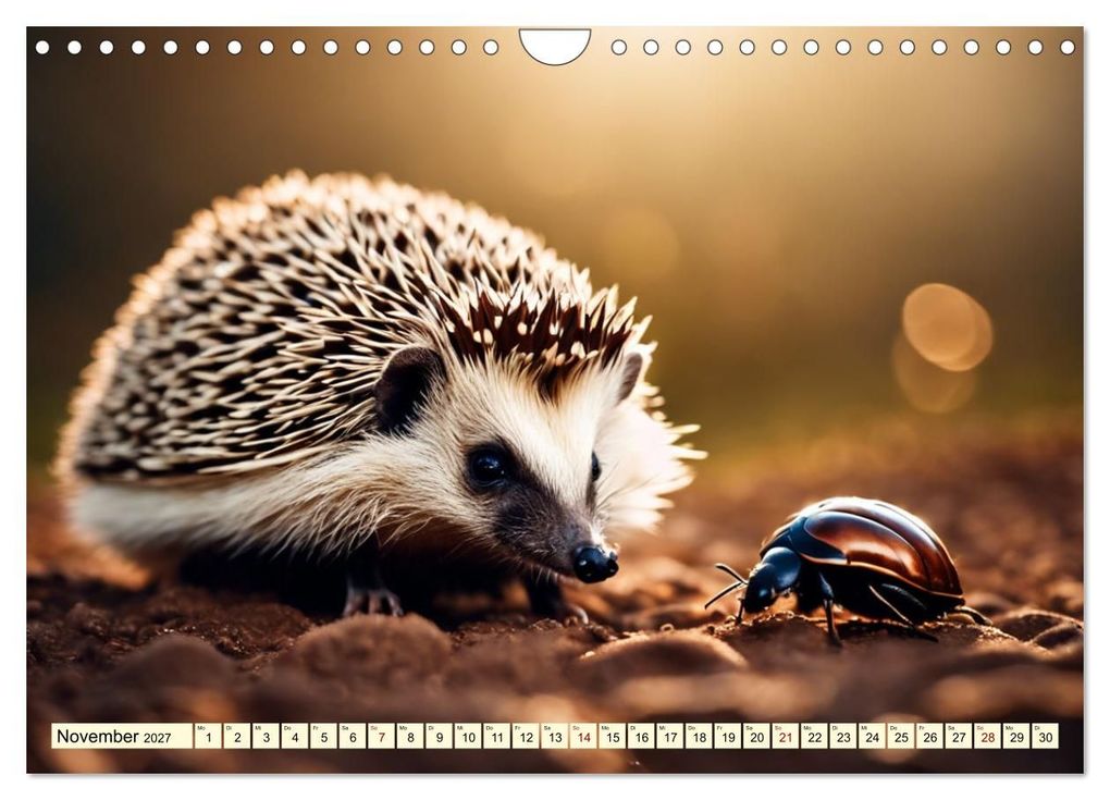 Weitere Ansicht: Igel - Wildtier des Jahres (Wandkalender 2027 DIN A4 quer), CALVENDO Monatskalender | Claudia Kleemann, Calvendo
