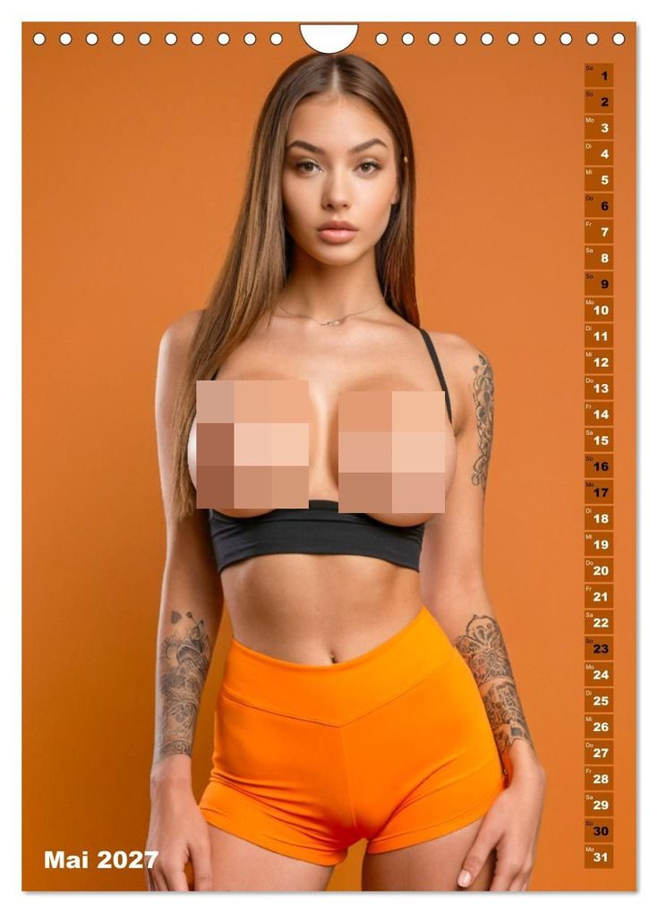 Weitere Ansicht: NACKTE BRÜSTE - Unzensierte Frauen mit Tattoo (Wandkalender 2027 DIN A4 hoch), CALVENDO Monatskalender | MB Fotografie, Calvendo