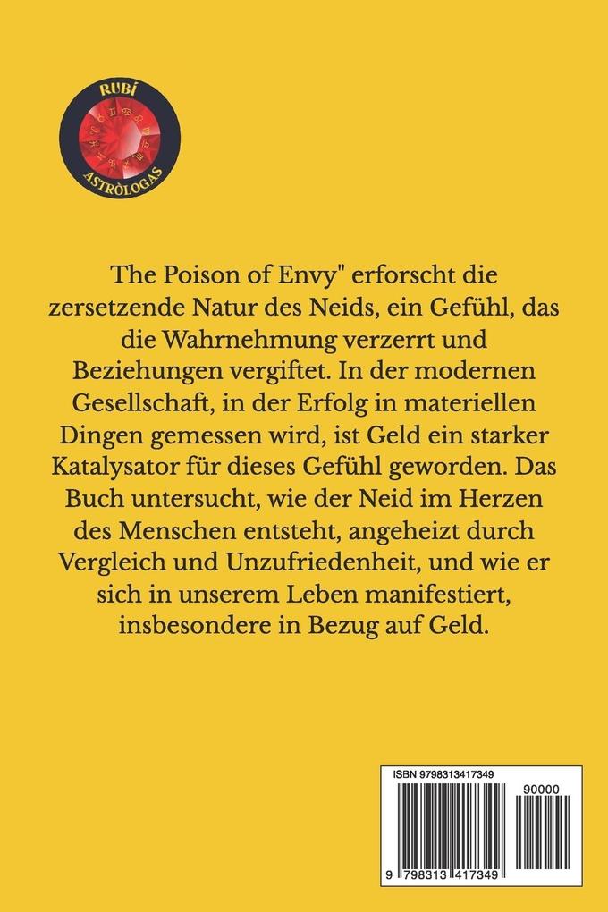 Weitere Ansicht: Das Gift des Neids | Angeline Rubi, Alina Rubi