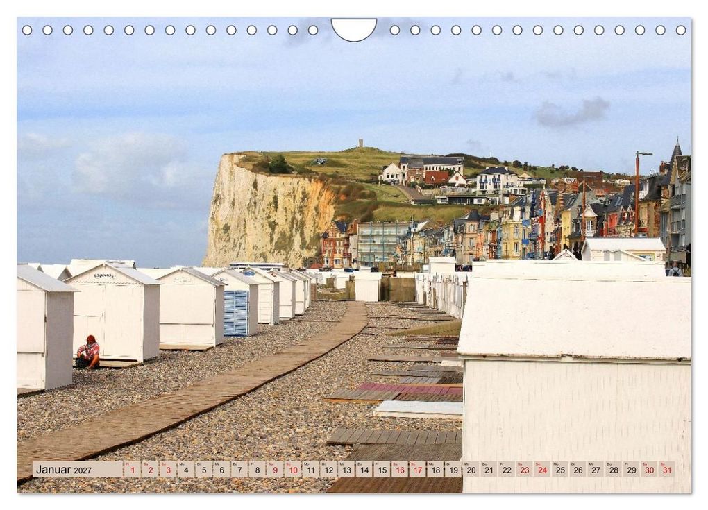 Weitere Ansicht: An der französischen Alabasterküste - Mers-les-Bains und Le Tréport (Wandkalender 2027 DIN A4 quer), CALVENDO Monatskalender | Gisela Kruse, Calvendo