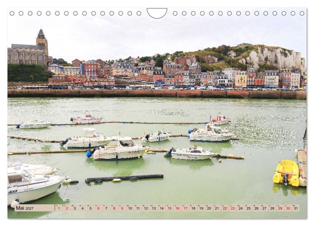 Weitere Ansicht: An der französischen Alabasterküste - Mers-les-Bains und Le Tréport (Wandkalender 2027 DIN A4 quer), CALVENDO Monatskalender | Gisela Kruse, Calvendo