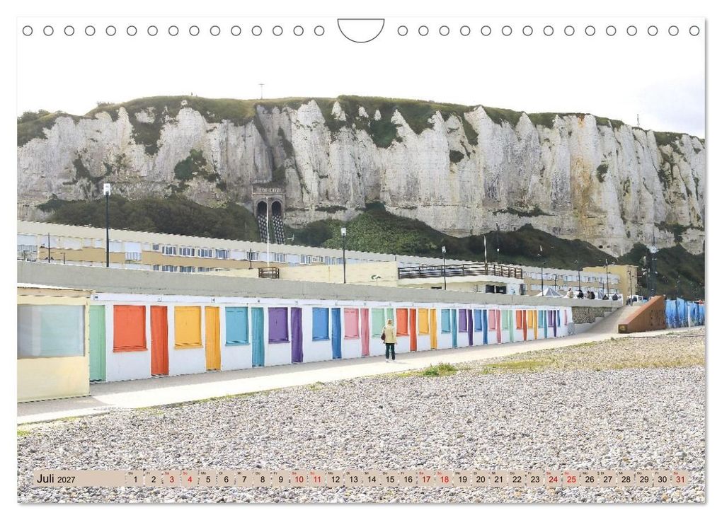 Weitere Ansicht: An der französischen Alabasterküste - Mers-les-Bains und Le Tréport (Wandkalender 2027 DIN A4 quer), CALVENDO Monatskalender | Gisela Kruse, Calvendo