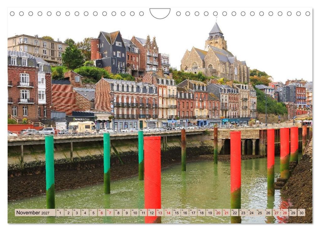 Weitere Ansicht: An der französischen Alabasterküste - Mers-les-Bains und Le Tréport (Wandkalender 2027 DIN A4 quer), CALVENDO Monatskalender | Gisela Kruse, Calvendo