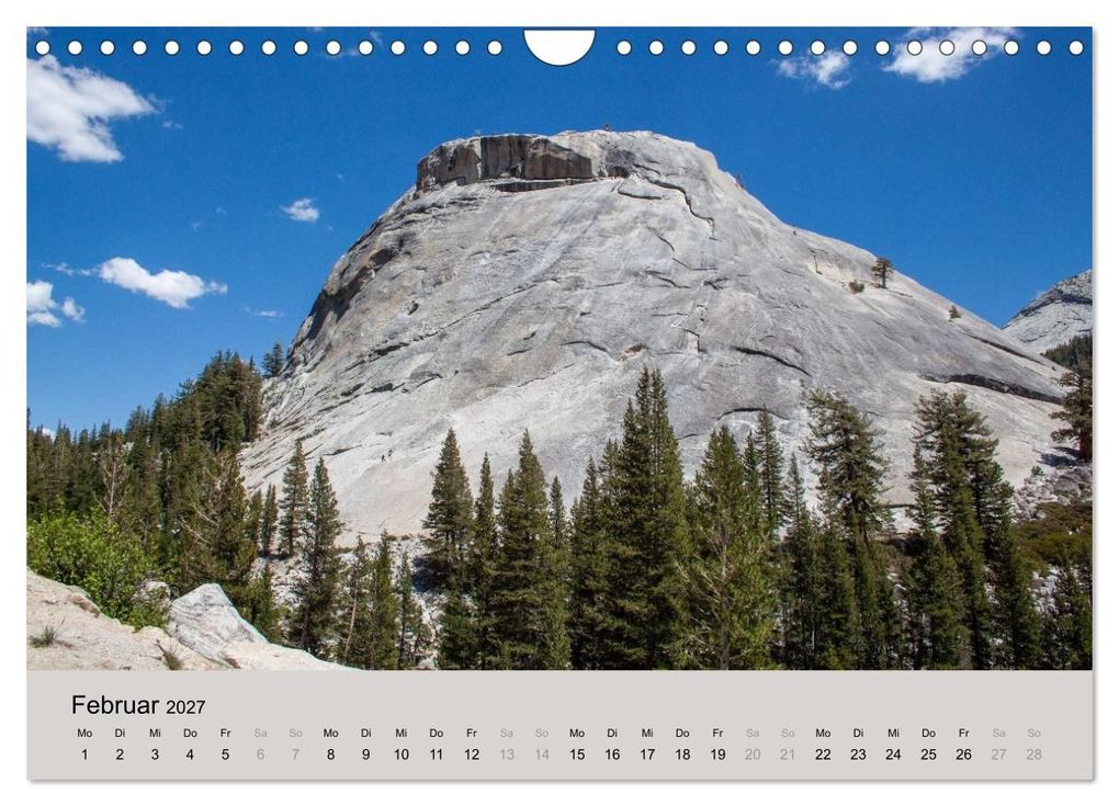 Weitere Ansicht: Yosemite, Entlang der Tioga Road (Wandkalender 2027 DIN A4 quer), CALVENDO Monatskalender | Gisela Will, Calvendo