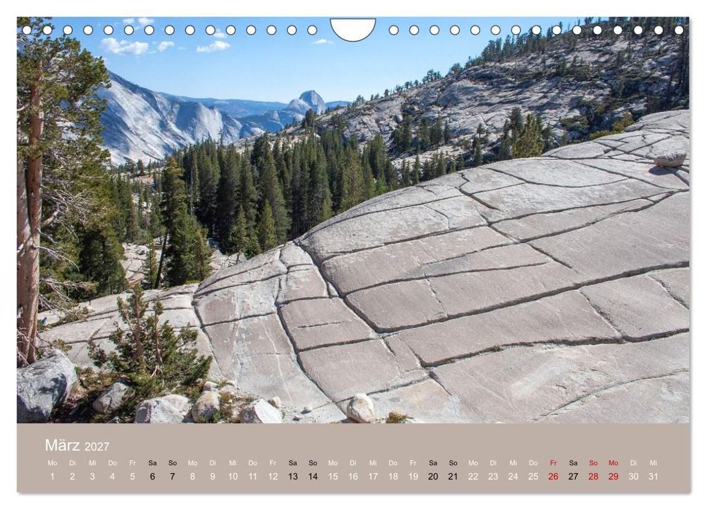 Weitere Ansicht: Yosemite, Entlang der Tioga Road (Wandkalender 2027 DIN A4 quer), CALVENDO Monatskalender | Gisela Will, Calvendo