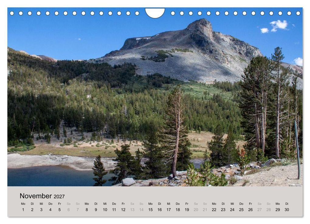 Weitere Ansicht: Yosemite, Entlang der Tioga Road (Wandkalender 2027 DIN A4 quer), CALVENDO Monatskalender | Gisela Will, Calvendo