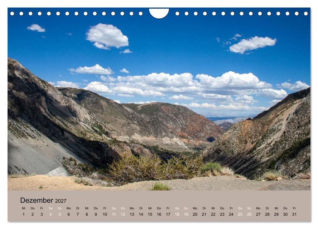 Weitere Ansicht: Yosemite, Entlang der Tioga Road (Wandkalender 2027 DIN A4 quer), CALVENDO Monatskalender | Gisela Will, Calvendo