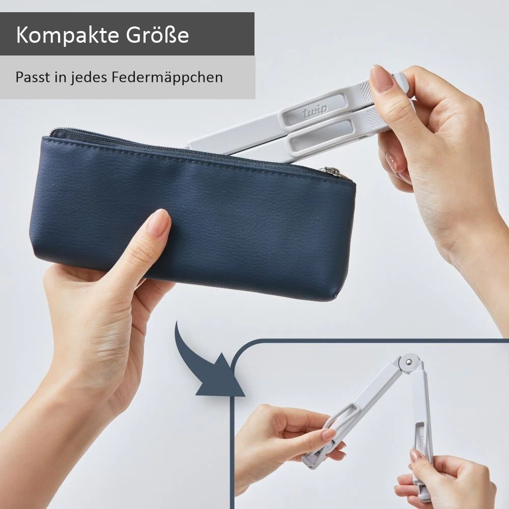 Weitere Ansicht: Twip Buchhalter (Weiß) flexibler Book Clip | by KING JIM