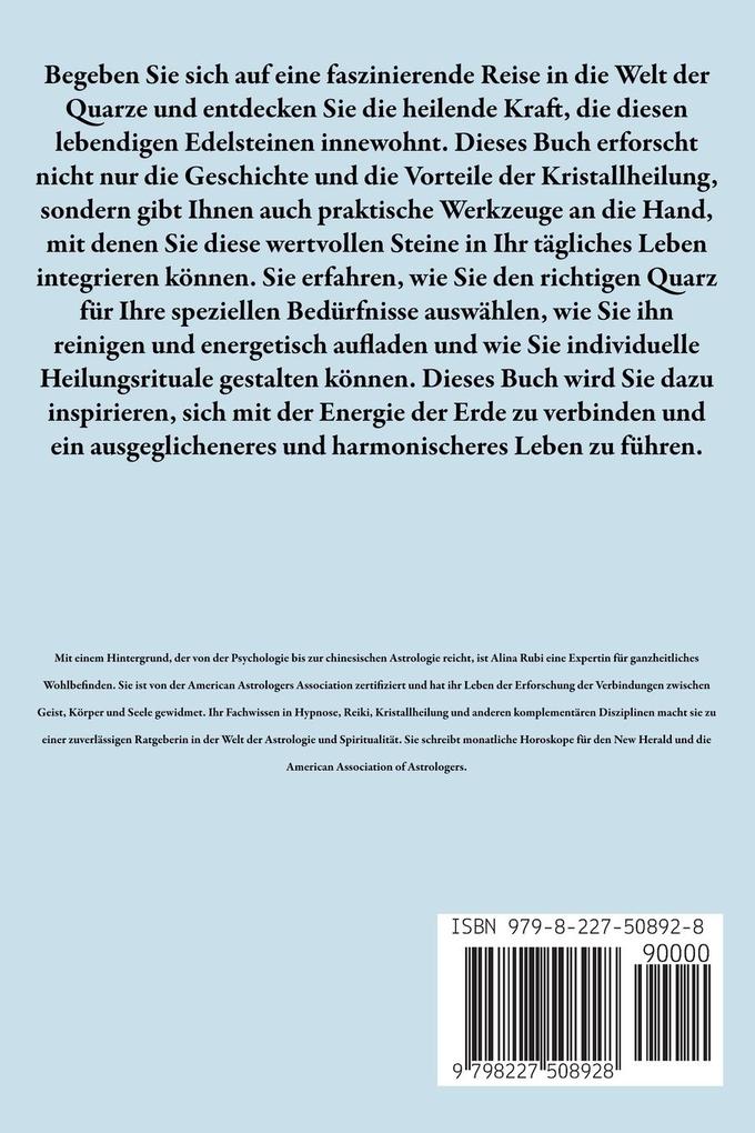Weitere Ansicht: Die Geheimsprache von Quarz | Alina Rubi