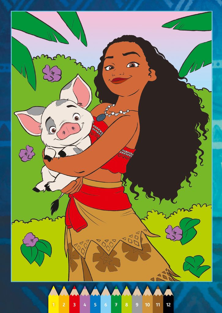 Weitere Ansicht: CreArt Malen nach Zahlen ab 5 Disney - Vaiana