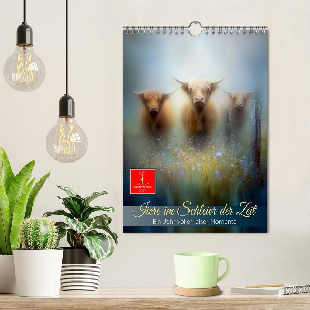 Weitere Ansicht: Tiere im Schleier der Zeit (Wandkalender 2027 DIN A4 hoch), CALVENDO Monatskalender | Calvendo, Roder