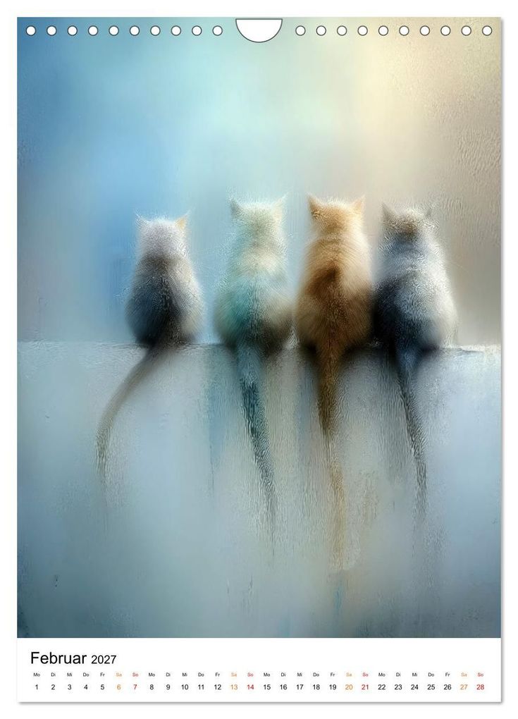 Weitere Ansicht: Tiere im Schleier der Zeit (Wandkalender 2027 DIN A4 hoch), CALVENDO Monatskalender | Calvendo, Roder