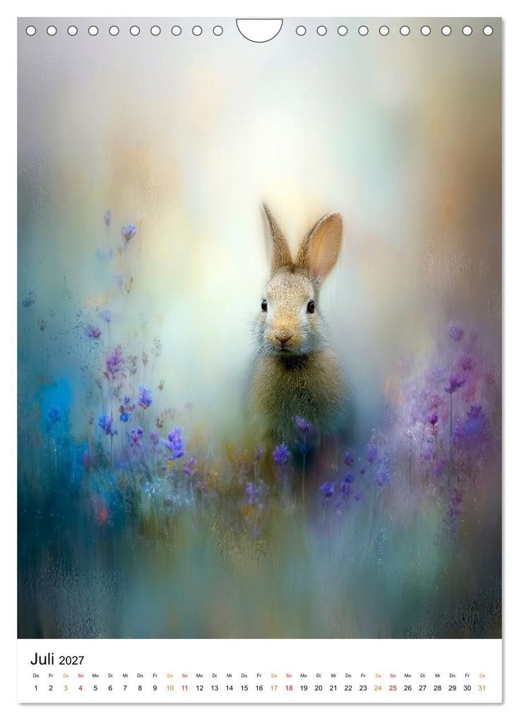 Weitere Ansicht: Tiere im Schleier der Zeit (Wandkalender 2027 DIN A4 hoch), CALVENDO Monatskalender | Calvendo, Roder