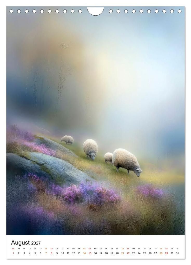Weitere Ansicht: Tiere im Schleier der Zeit (Wandkalender 2027 DIN A4 hoch), CALVENDO Monatskalender | Calvendo, Roder