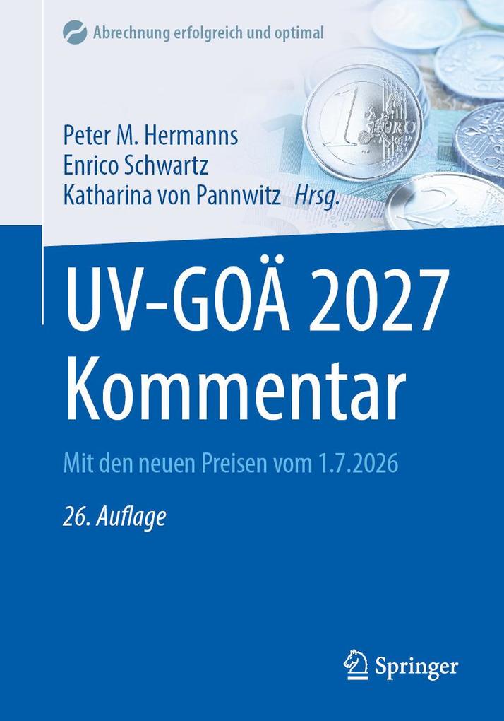 Produktbild: UV-GOÄ 2027 Kommentar