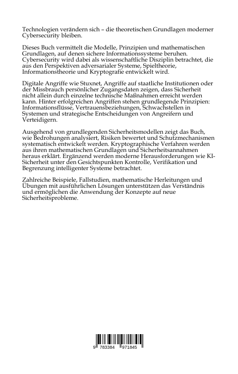 Weitere Ansicht: Theorie der Cybersecurity | Lucien Sina