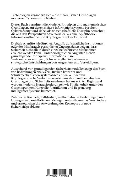 Weitere Ansicht: Theorie der Cybersecurity | Lucien Sina