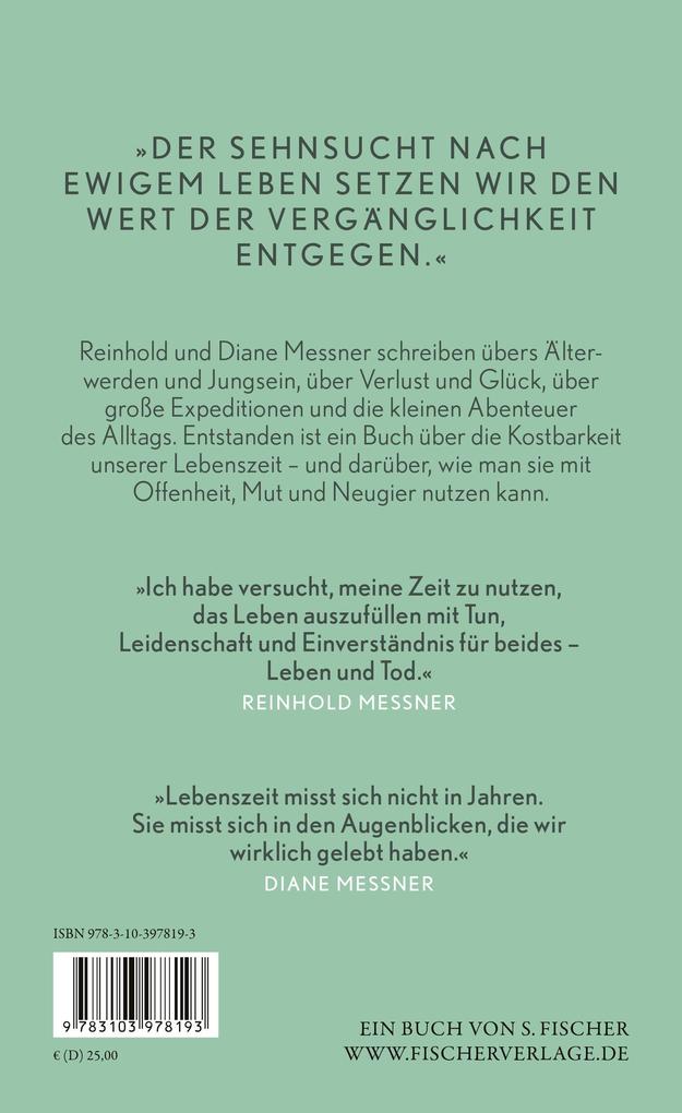 Weitere Ansicht: Lebenszeit | Diane Messner, Reinhold Messner