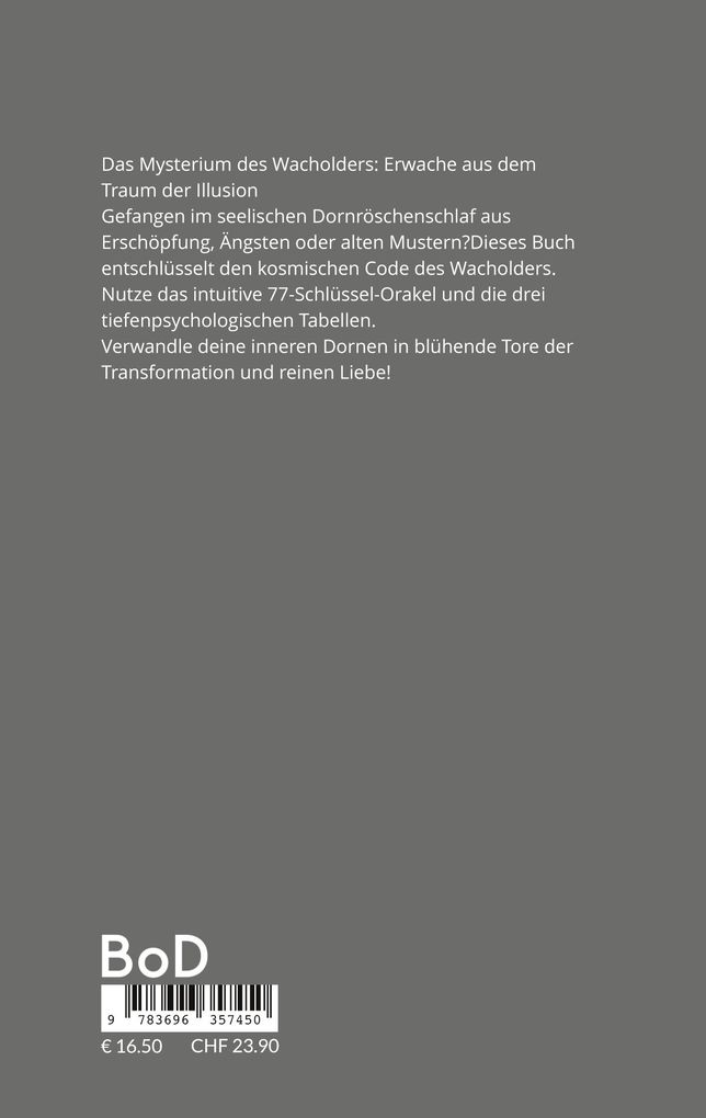 Weitere Ansicht: Der Wacholder-Code | Matthias Felder