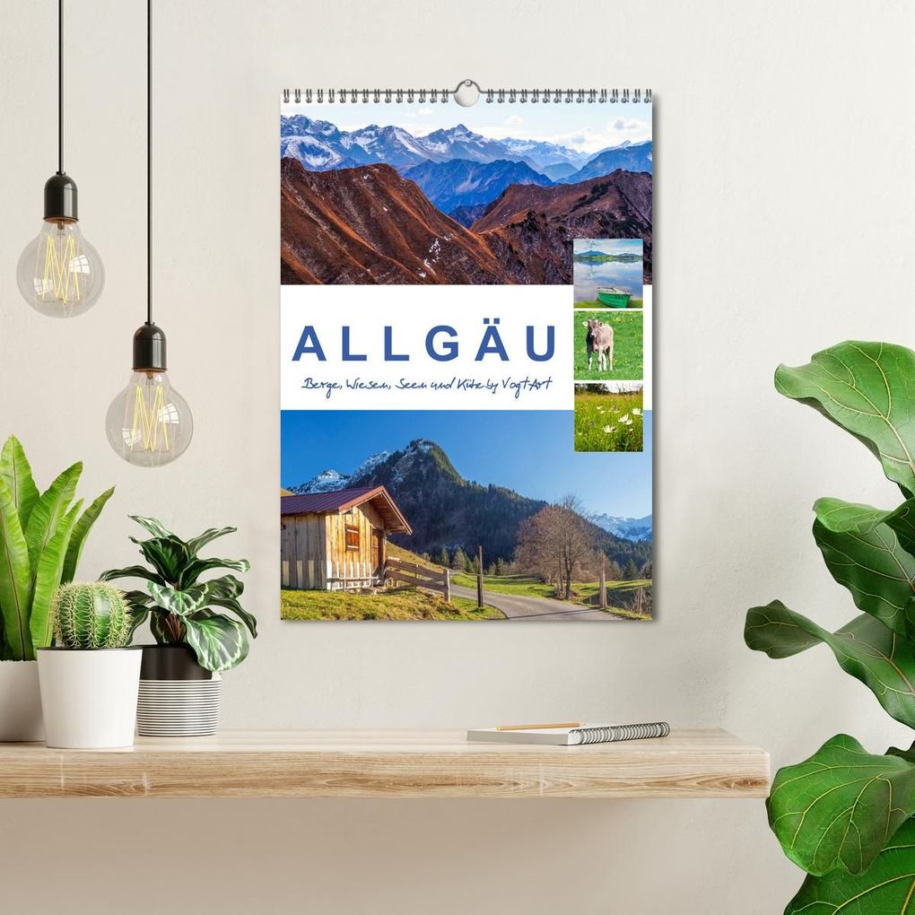 Weitere Ansicht: Allgäu, Berge, Wiesen, Seen und Kühe. (Wandkalender 2027 DIN A3 hoch), CALVENDO Monatskalender | VogtArt, Calvendo