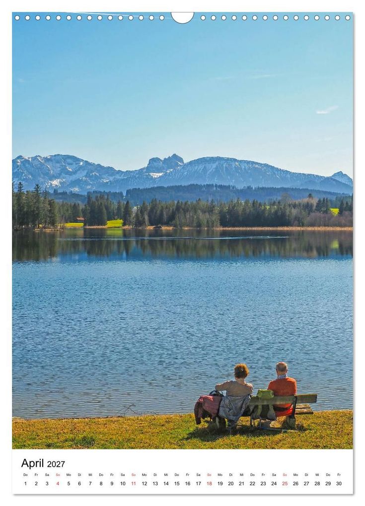 Weitere Ansicht: Allgäu, Berge, Wiesen, Seen und Kühe. (Wandkalender 2027 DIN A3 hoch), CALVENDO Monatskalender | VogtArt, Calvendo