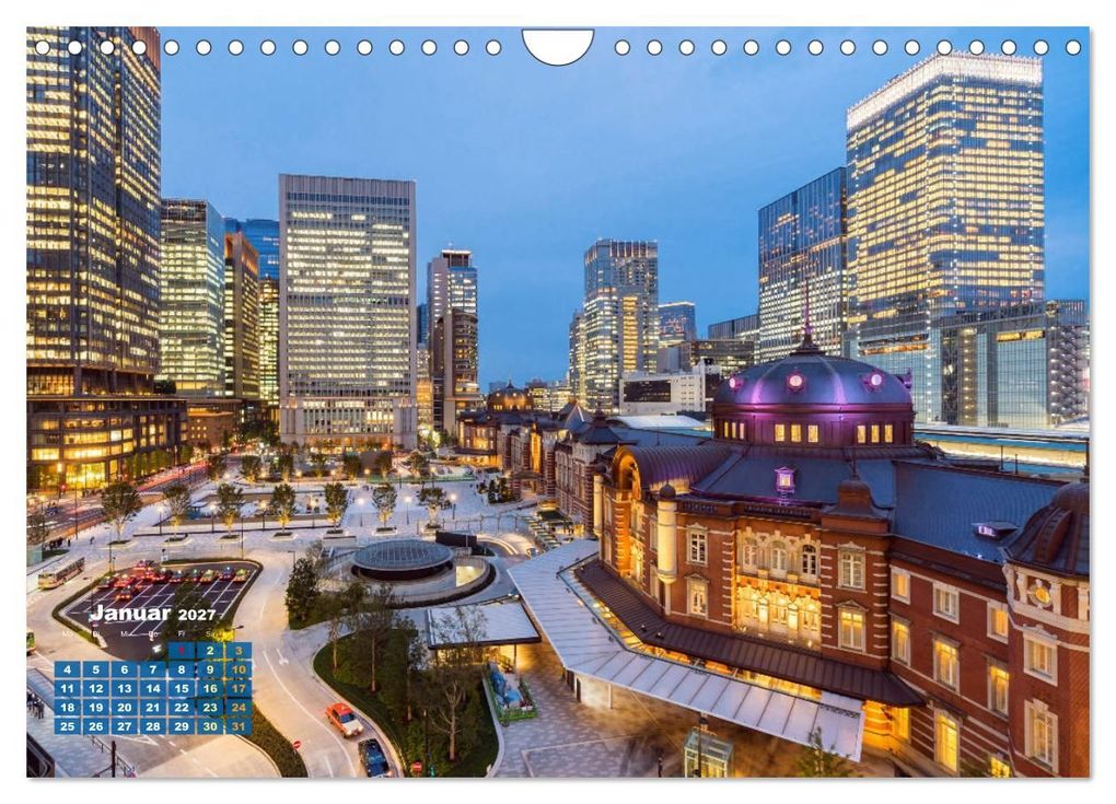 Weitere Ansicht: Tokio: Lichter einer Stadt (Wandkalender 2027 DIN A4 quer), CALVENDO Monatskalender | CALVENDO
