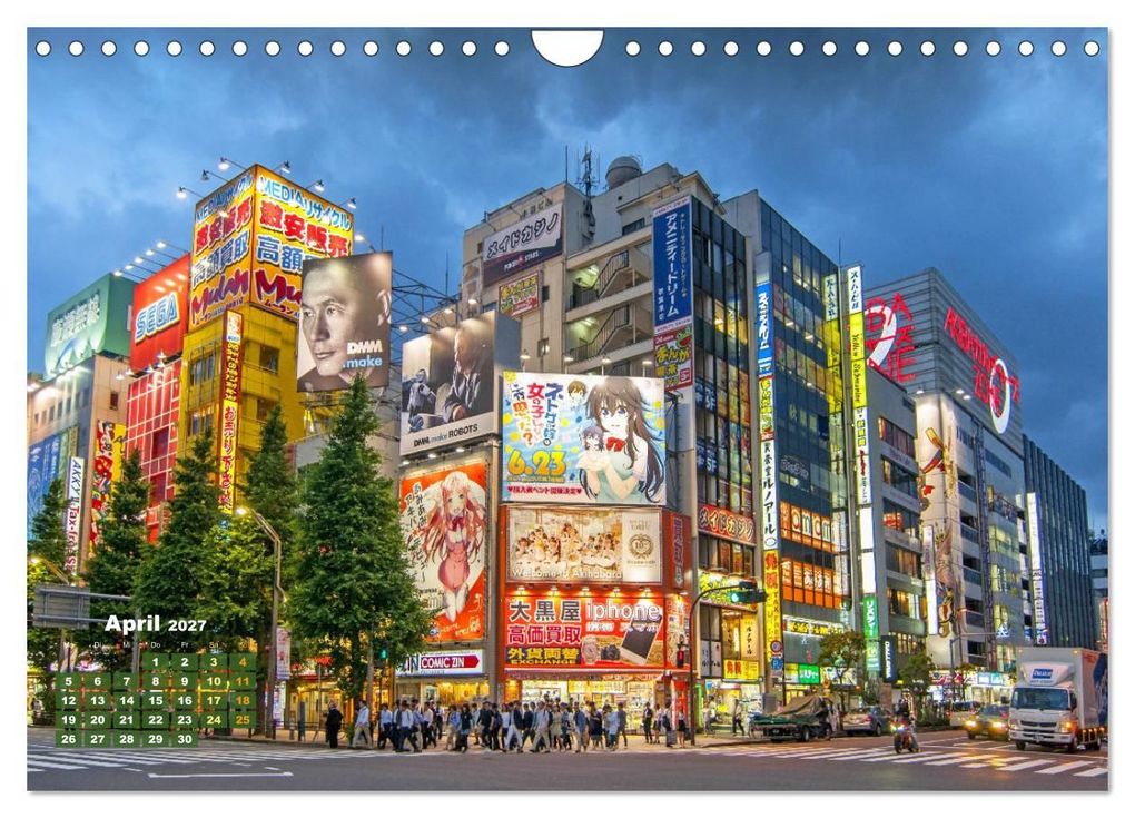 Weitere Ansicht: Tokio: Lichter einer Stadt (Wandkalender 2027 DIN A4 quer), CALVENDO Monatskalender | CALVENDO