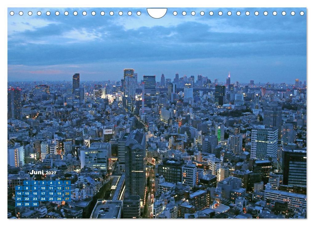Weitere Ansicht: Tokio: Lichter einer Stadt (Wandkalender 2027 DIN A4 quer), CALVENDO Monatskalender | CALVENDO