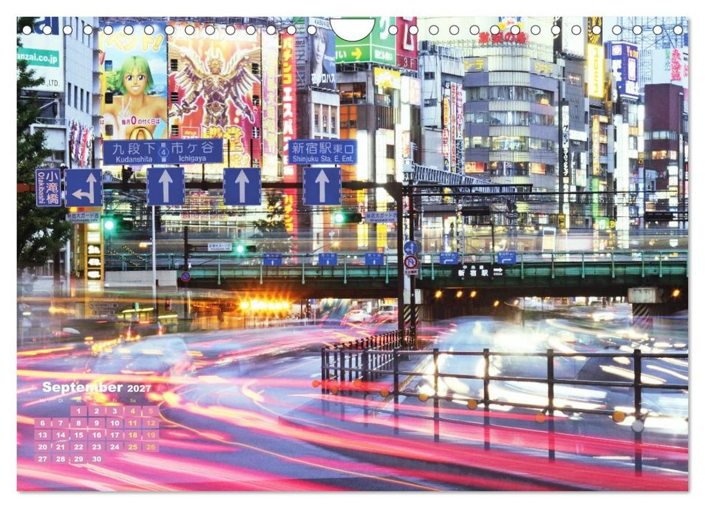 Weitere Ansicht: Tokio: Lichter einer Stadt (Wandkalender 2027 DIN A4 quer), CALVENDO Monatskalender | CALVENDO