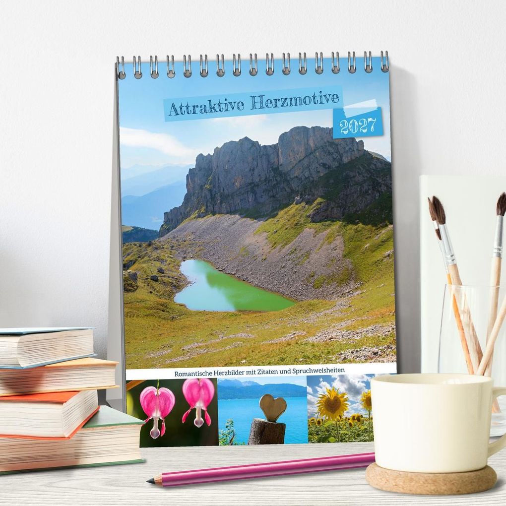 Weitere Ansicht: Attraktive Herzmotive 2027 (Tischkalender 2027 DIN A5 hoch), CALVENDO Monatskalender | SusaZoom, Calvendo