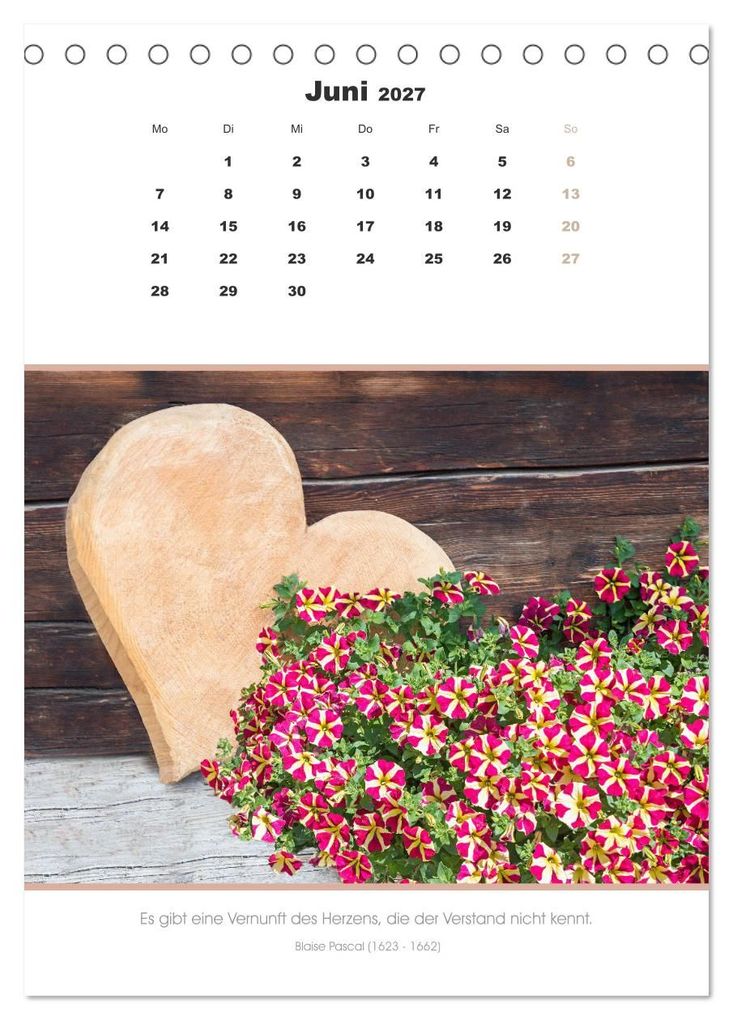 Weitere Ansicht: Attraktive Herzmotive 2027 (Tischkalender 2027 DIN A5 hoch), CALVENDO Monatskalender | SusaZoom, Calvendo