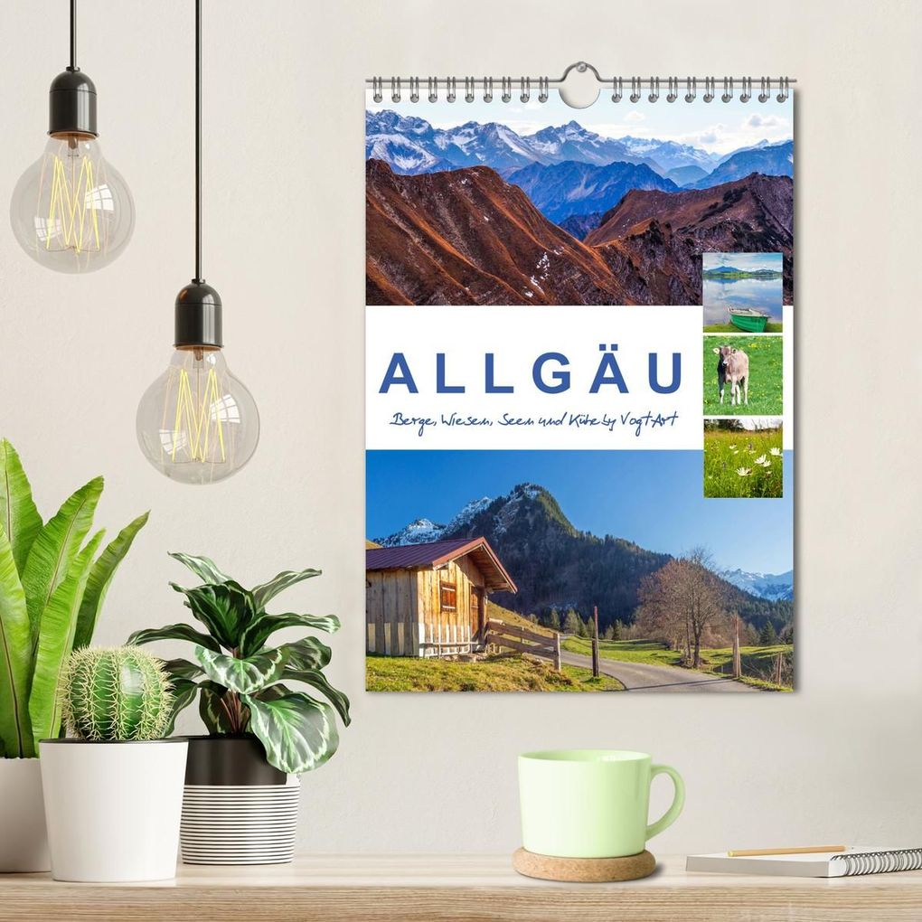 Weitere Ansicht: Allgäu, Berge, Wiesen, Seen und Kühe. (Wandkalender 2027 DIN A4 hoch), CALVENDO Monatskalender | VogtArt, Calvendo