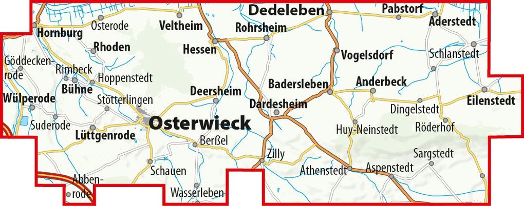 Weitere Ansicht: Luchskarte Fallstein und Huy | Thorsten Schmidt