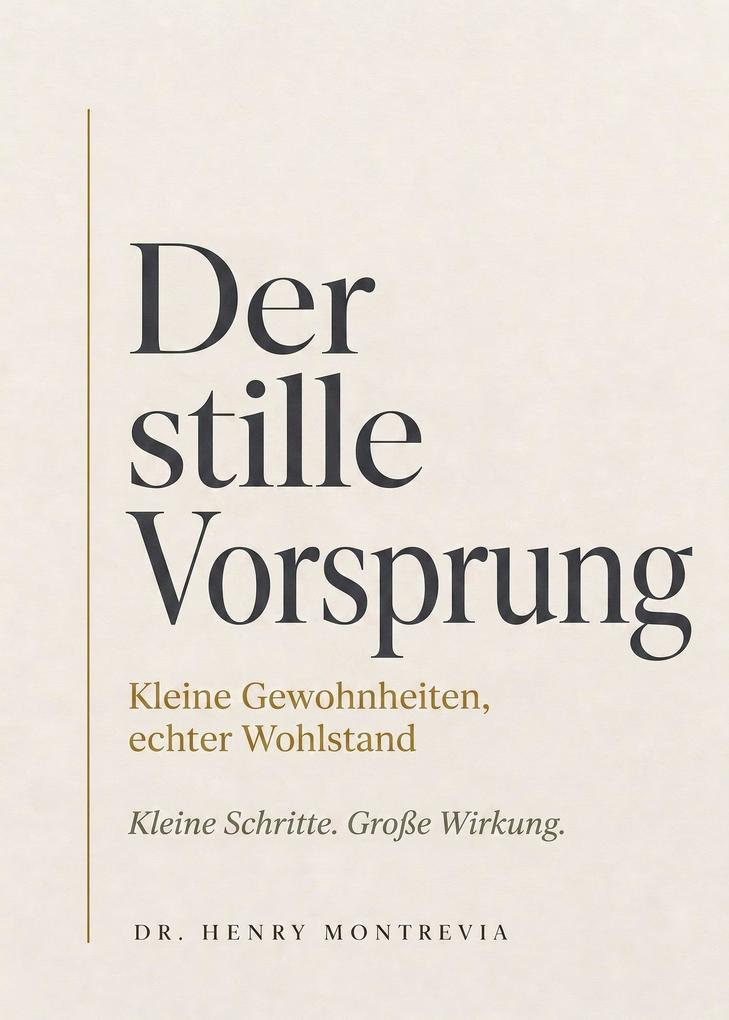 Produktbild: Der stille Vorsprung | Henry Montrevia