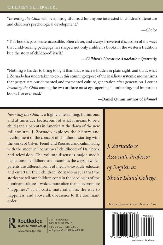 Weitere Ansicht: Inventing the Child | John Zornado