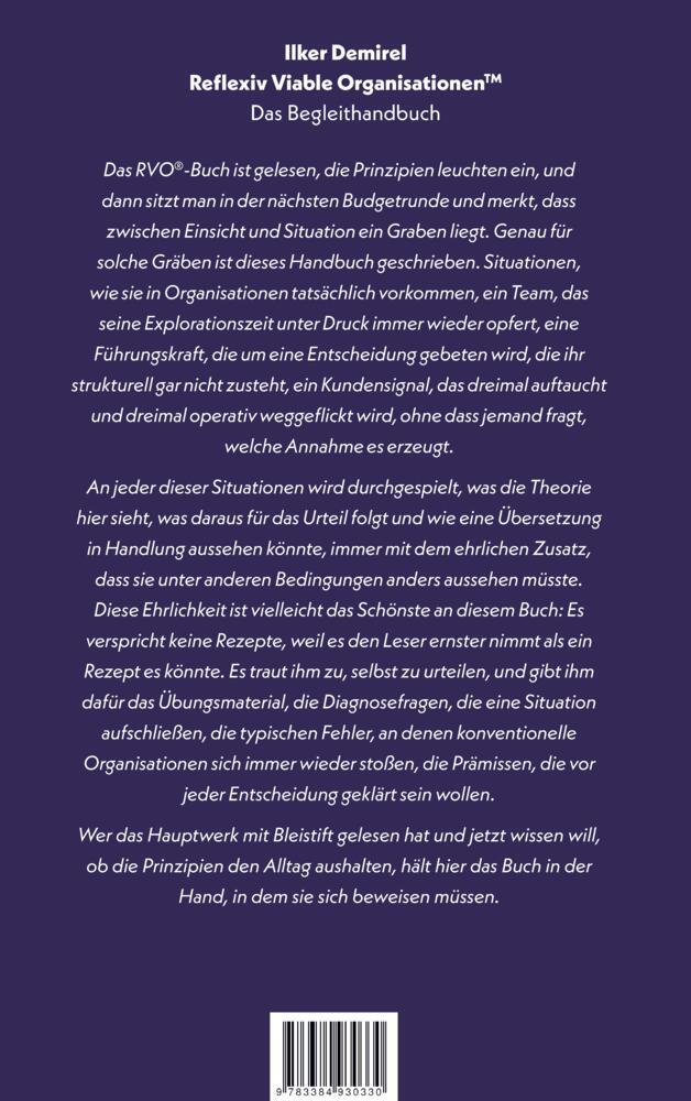 Weitere Ansicht: Reflexiv-Viable Organisationen(TM) - Begleithandbuch | Ilker Demirel