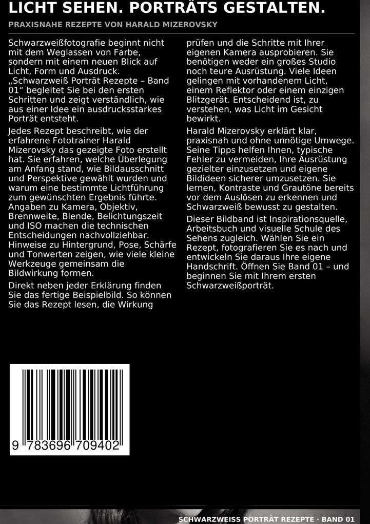Weitere Ansicht: Schwarzweiss Porträt Rezepte | Harald Mizerovsky
