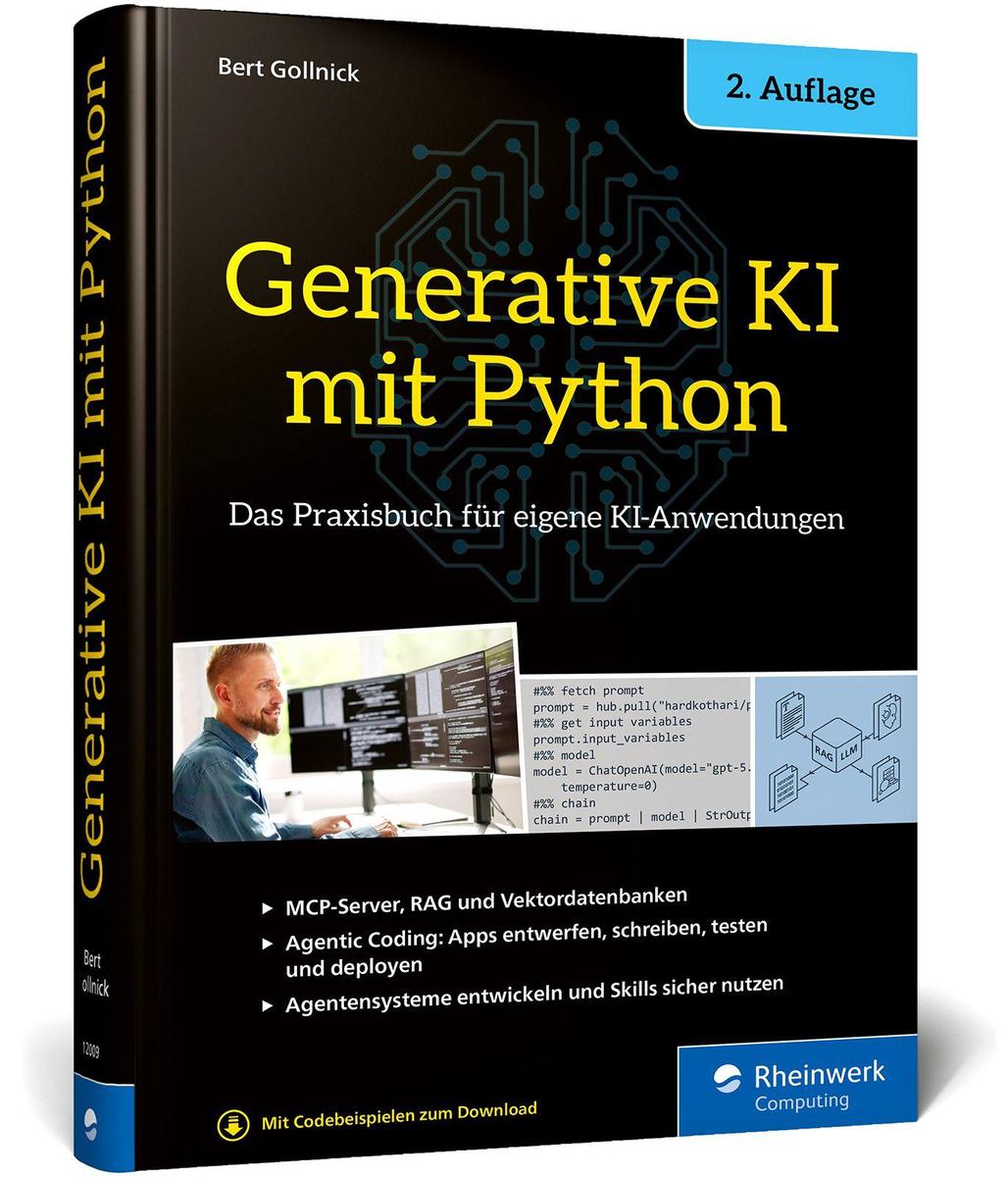 Produktbild: Generative KI mit Python | Bert Gollnick
