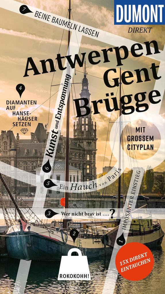 Produktbild: DUMONT direkt Reiseführer E-Book Antwerpen, Gent, Brügge | Patricia Fridrich