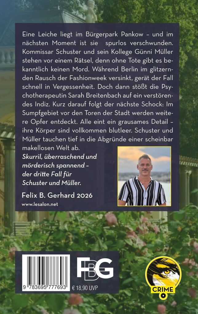 Weitere Ansicht: Die Tote im Bürgerpark | Felix B. Gerhard