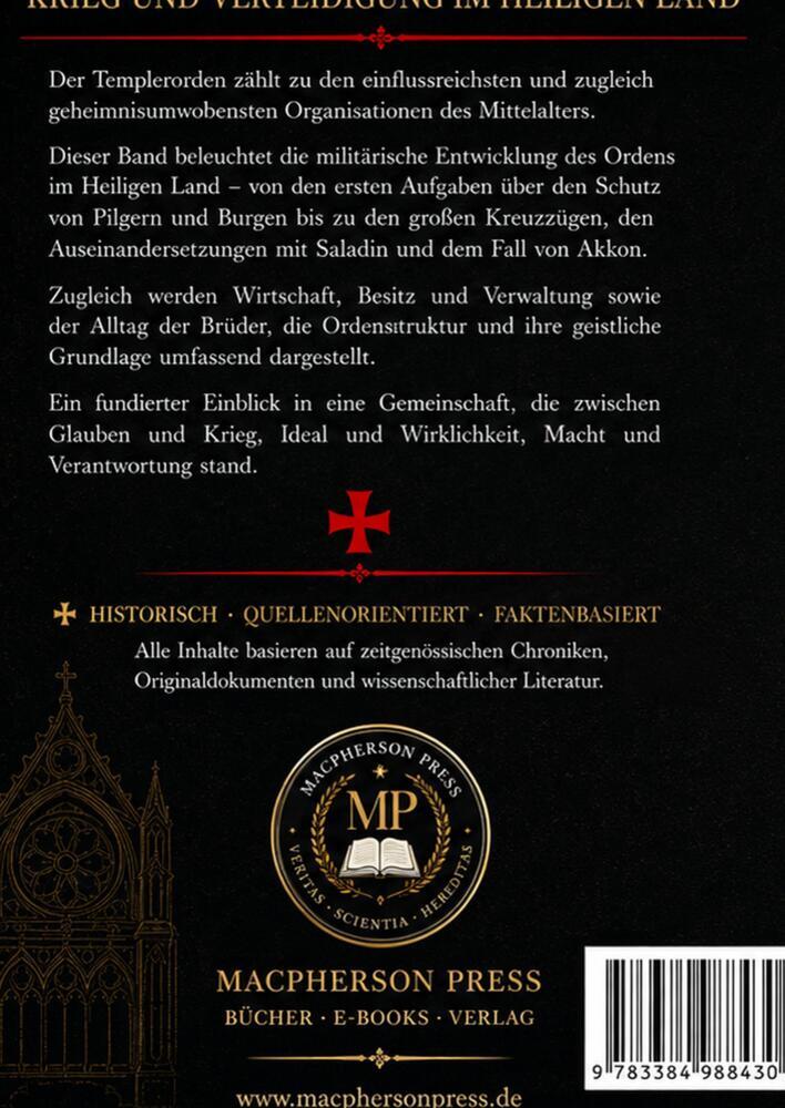 Weitere Ansicht: DER TEMPLERORDEN | A.E. MACPHERSON
