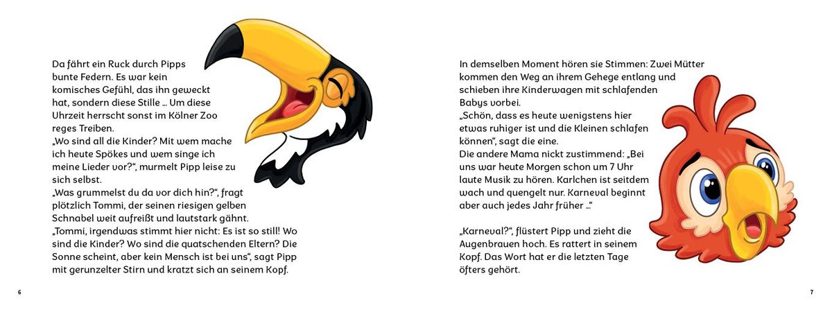 Weitere Ansicht: Der kleine Papagei | Dinah Becker
