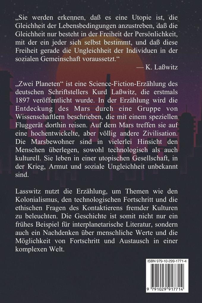 Weitere Ansicht: Auf zwei Planeten | Kurd Laßwitz