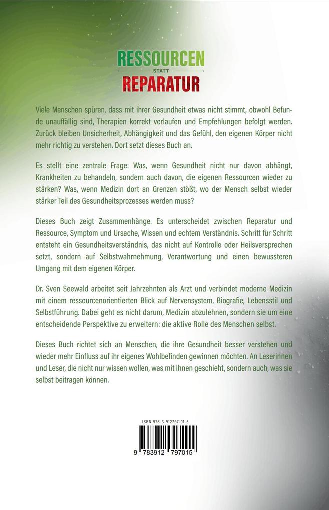 Weitere Ansicht: Ressourcen statt Reparatur | Sven Seewald