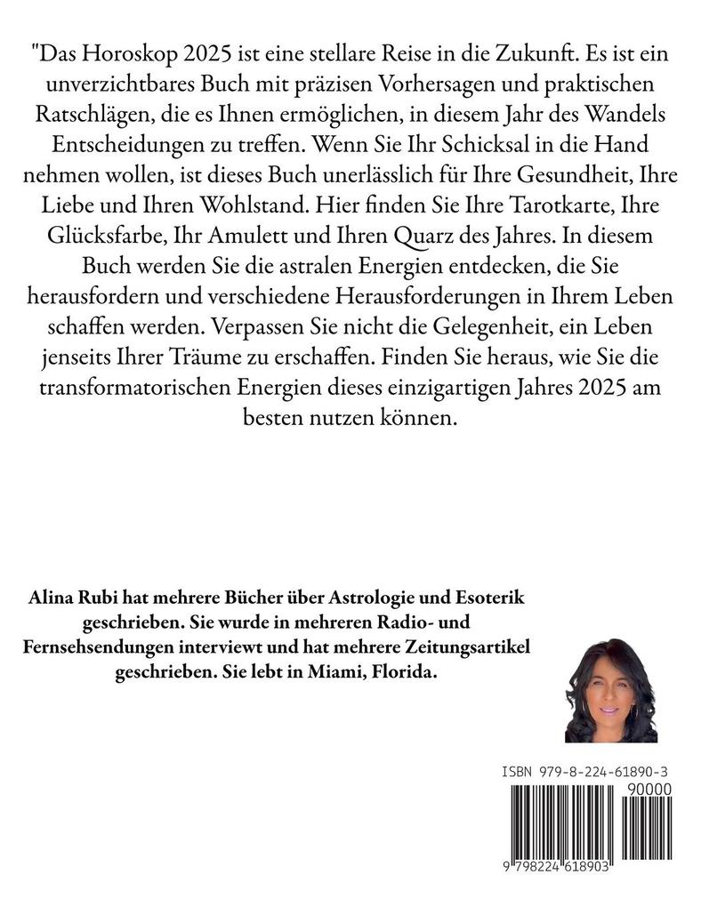 Weitere Ansicht: Horoskop 2025 | Alina Rubi